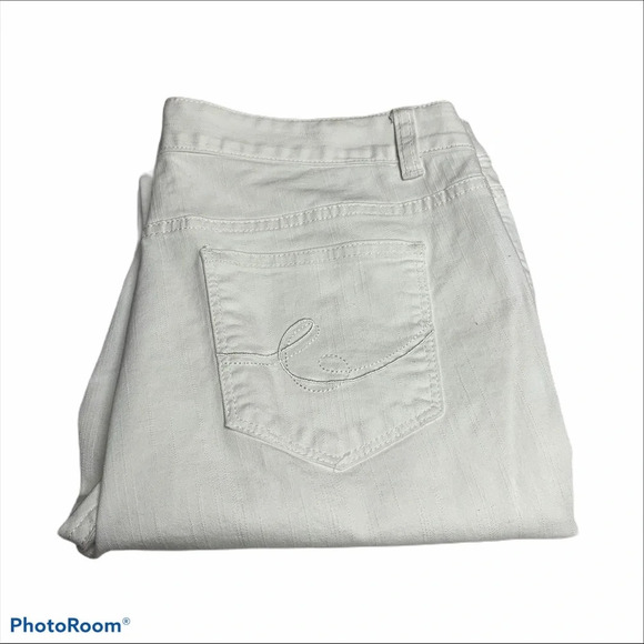 Christopher & Banks white 12P capri modern fit - Picture 1 of 8